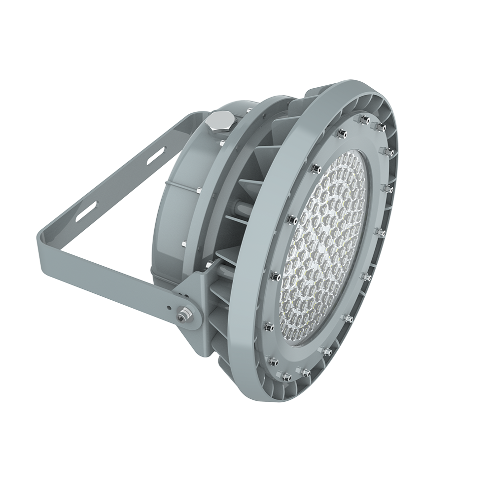 150W LED Explosion Proof Round Light B Series For Gas Station