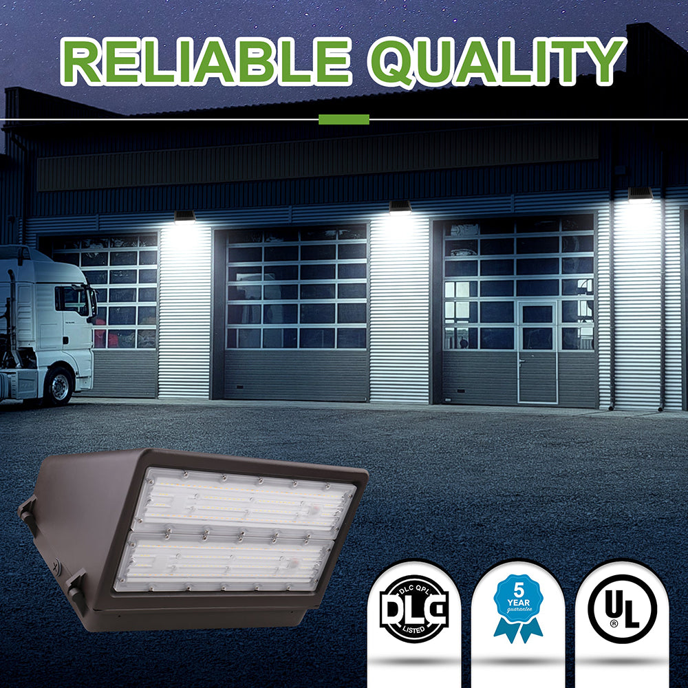 LFD Lighting 100W LED Full Cut Off Wall Pack Light For Outdoor Landscape