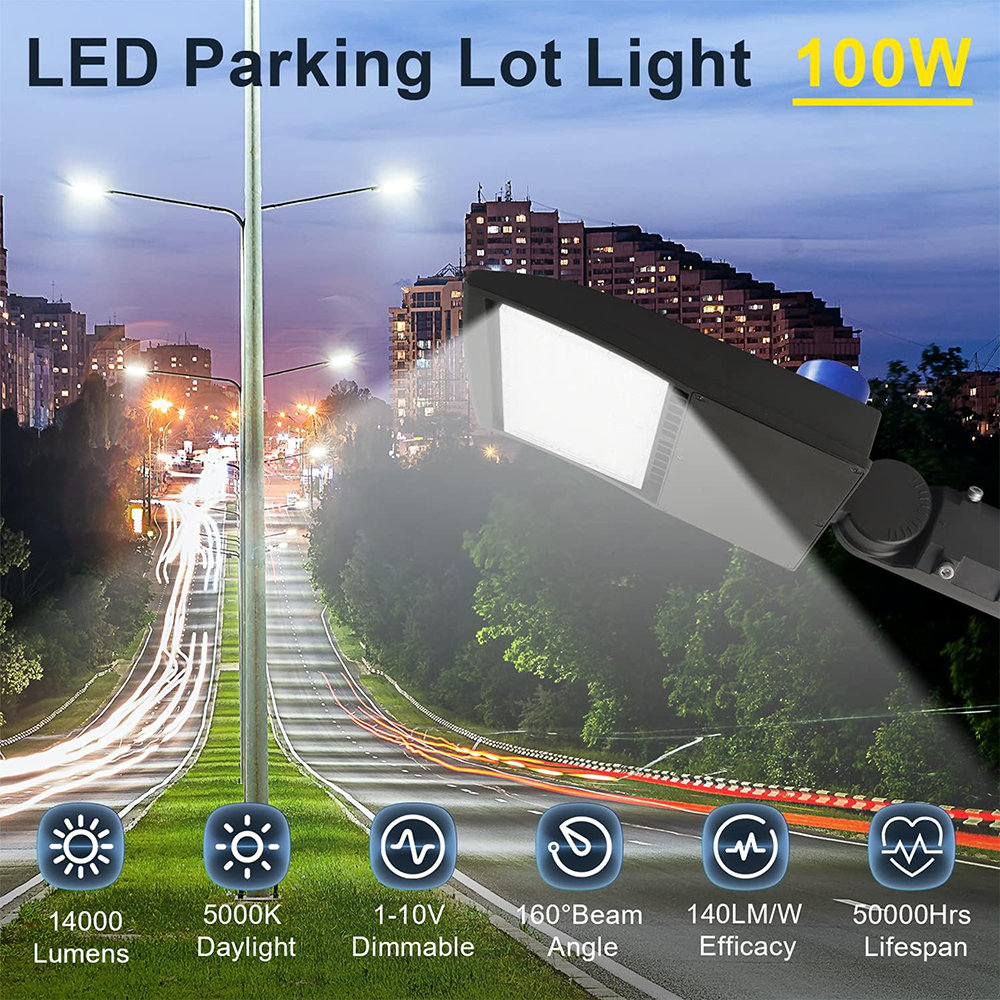 LFD Lighting 100W LED Shoebox Light Application