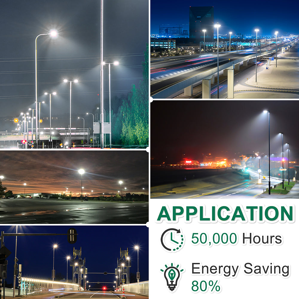 LFD Lighting 150W LED Parking Lot Light YM Application