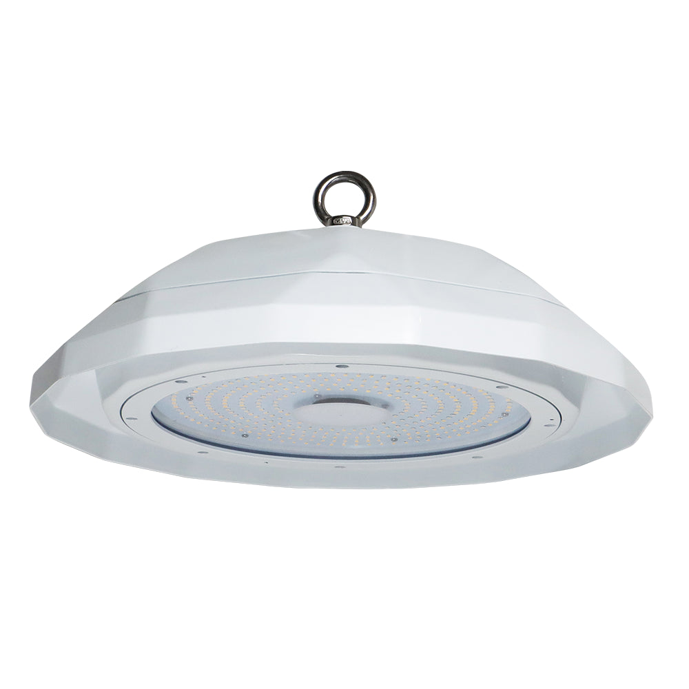 LFD Lighting 150W LED White UFO High Bay Light O Hook For Factory