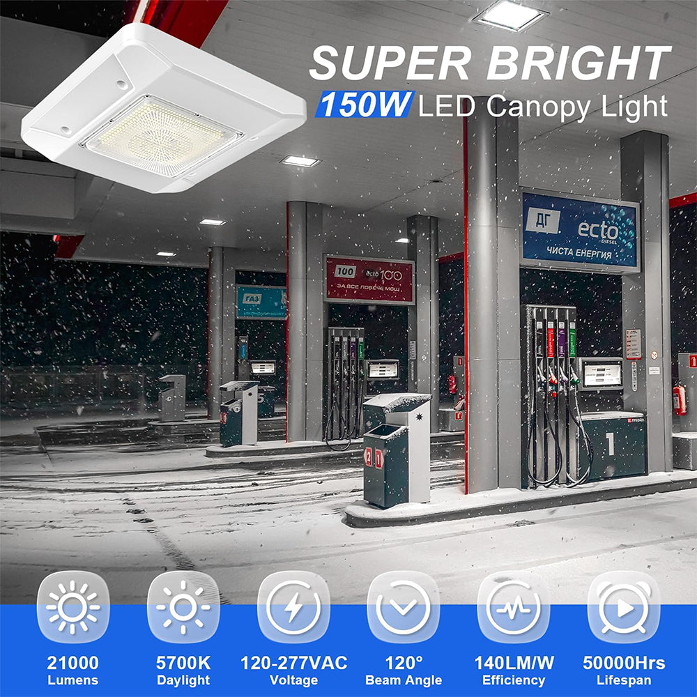 LFD Lighting 150w Canopy Light For Gas Station Lighting