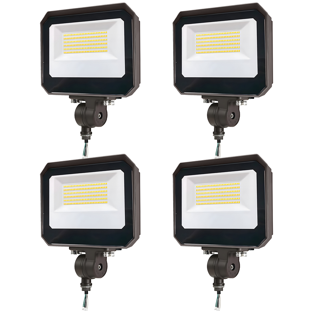 LFD Lighting 15/20/35W Wattage Selectable Led Flood Light 4Pack