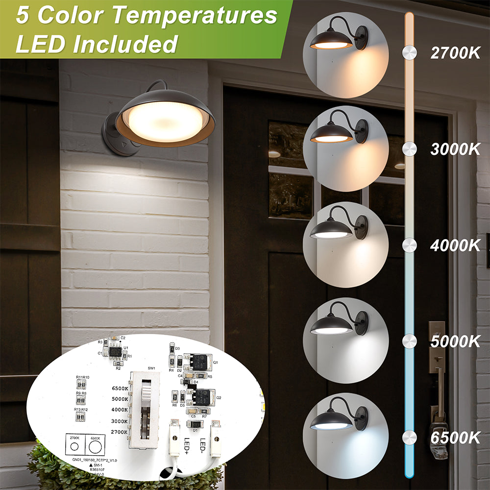 LFD Lighting 28W LED Gooseneck Light Color Temperatures Chart