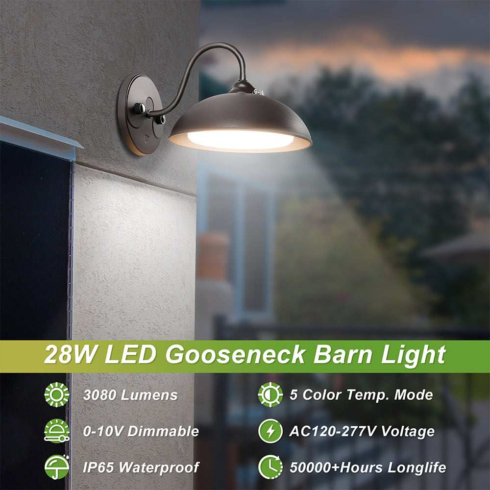 LFD_Lighting_28W_LED_Gooseneck_Light_Property Chart