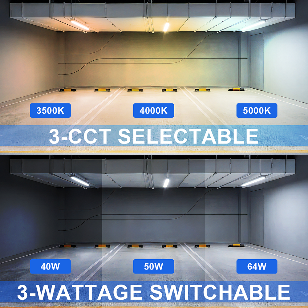 LFD Lighting 4 Pack-8ft Linear Strip Light For Warehouse