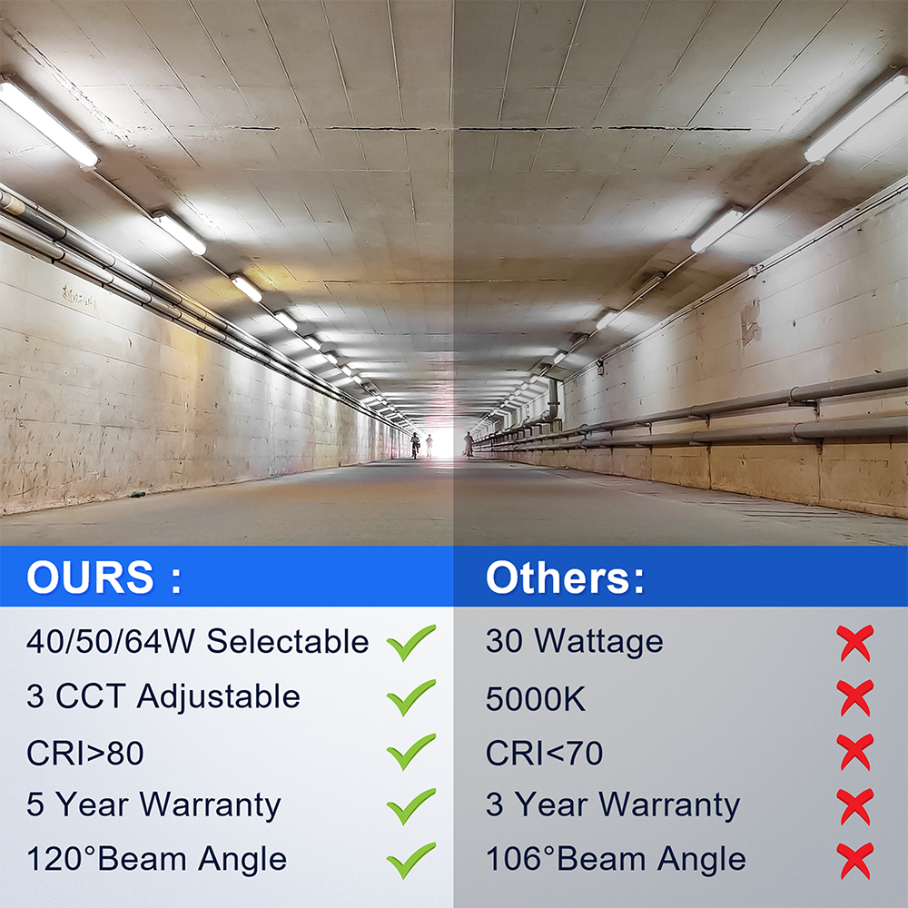 LFD Lighting 4 Pack-8ft Linear Strip Light