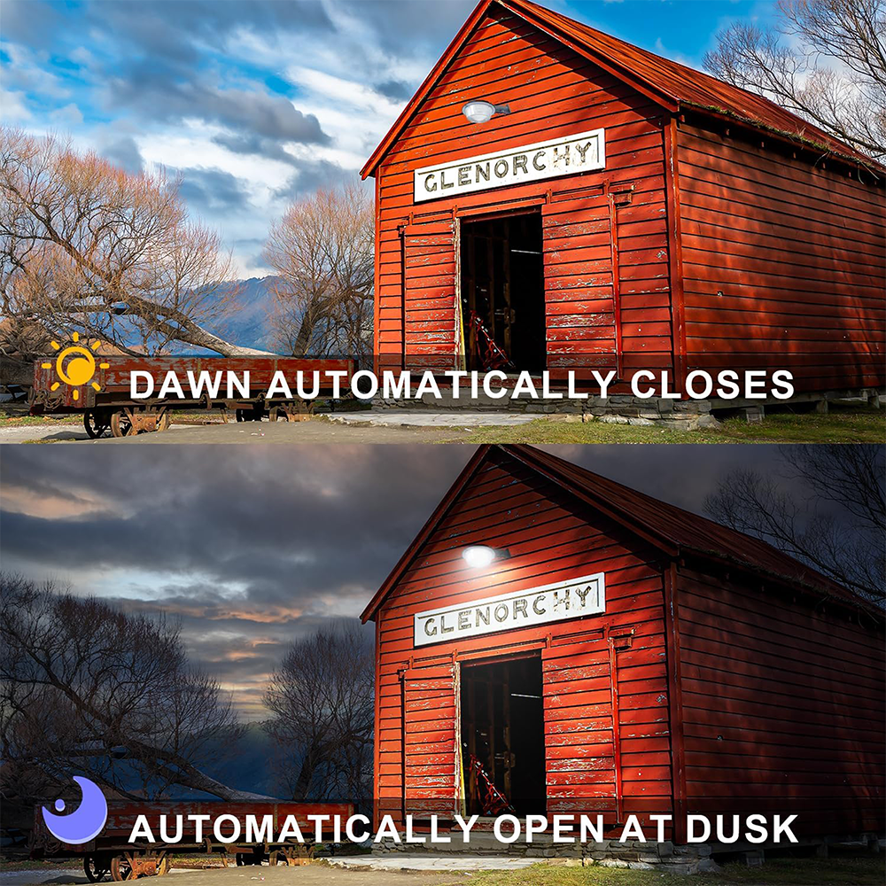 LFD Lighting 55W LED Dusk To Dawn Light For Warehouse