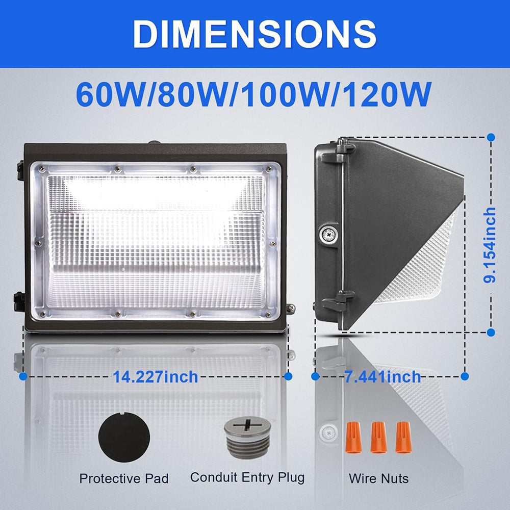 LFD Lighting 60W LED Wall Pack For Warehouse