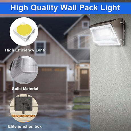 LFD Lighting 60W LED Wall Pack Outdoor Light