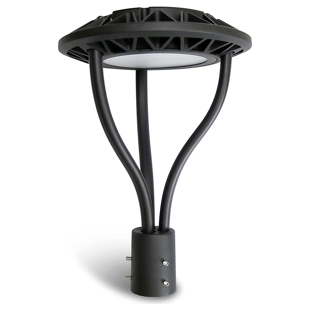 LFD Lighting 80W/100W/120W/150W Wattage Selectable LED Post Top Light For Garden