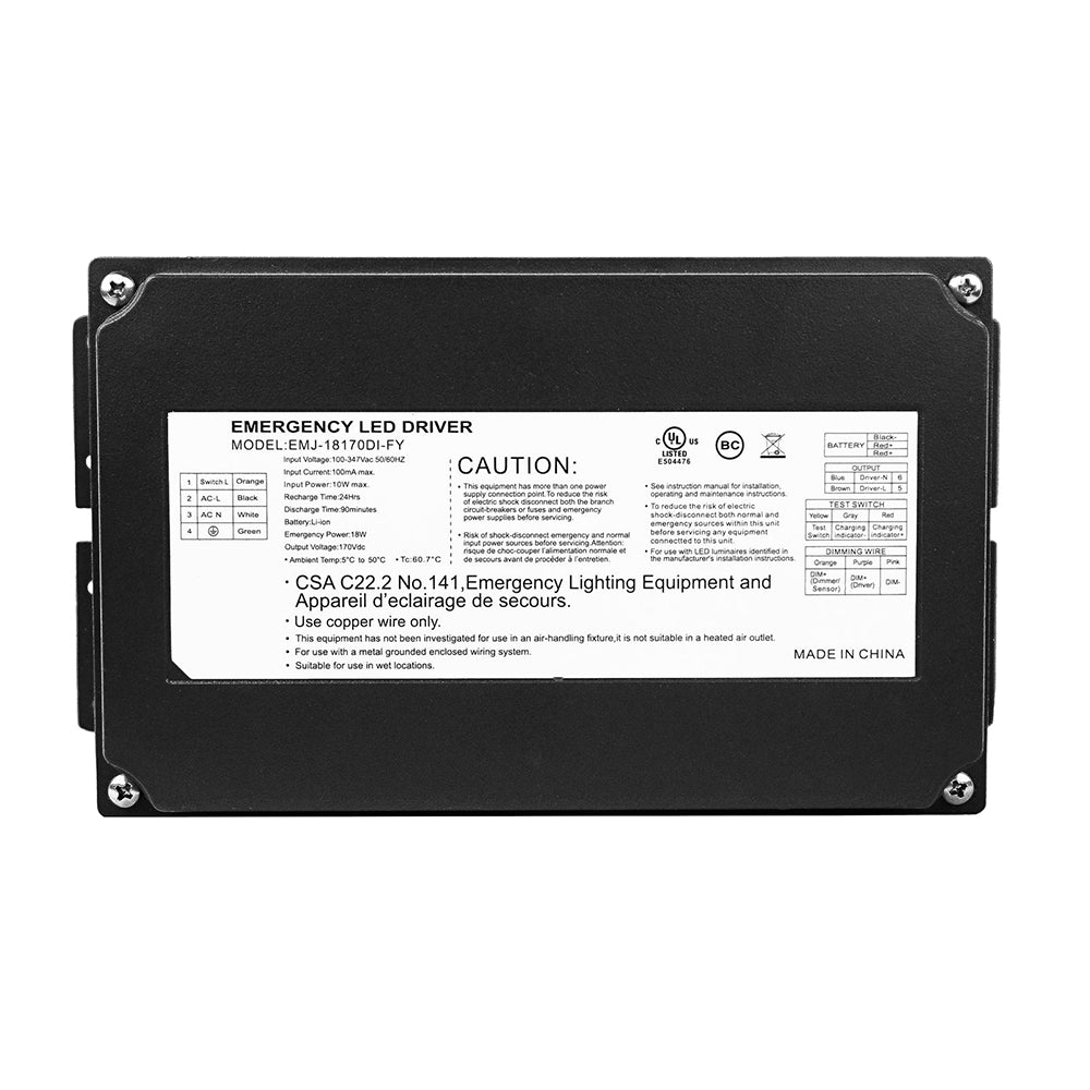 LFD Lighting Emergency Backup LED Driver For Wallpack