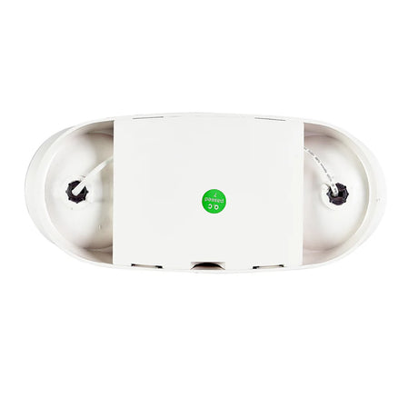 LFD Lighting LED Emergency Light-Two Adjustable Heads-Battery Backup-White Housing