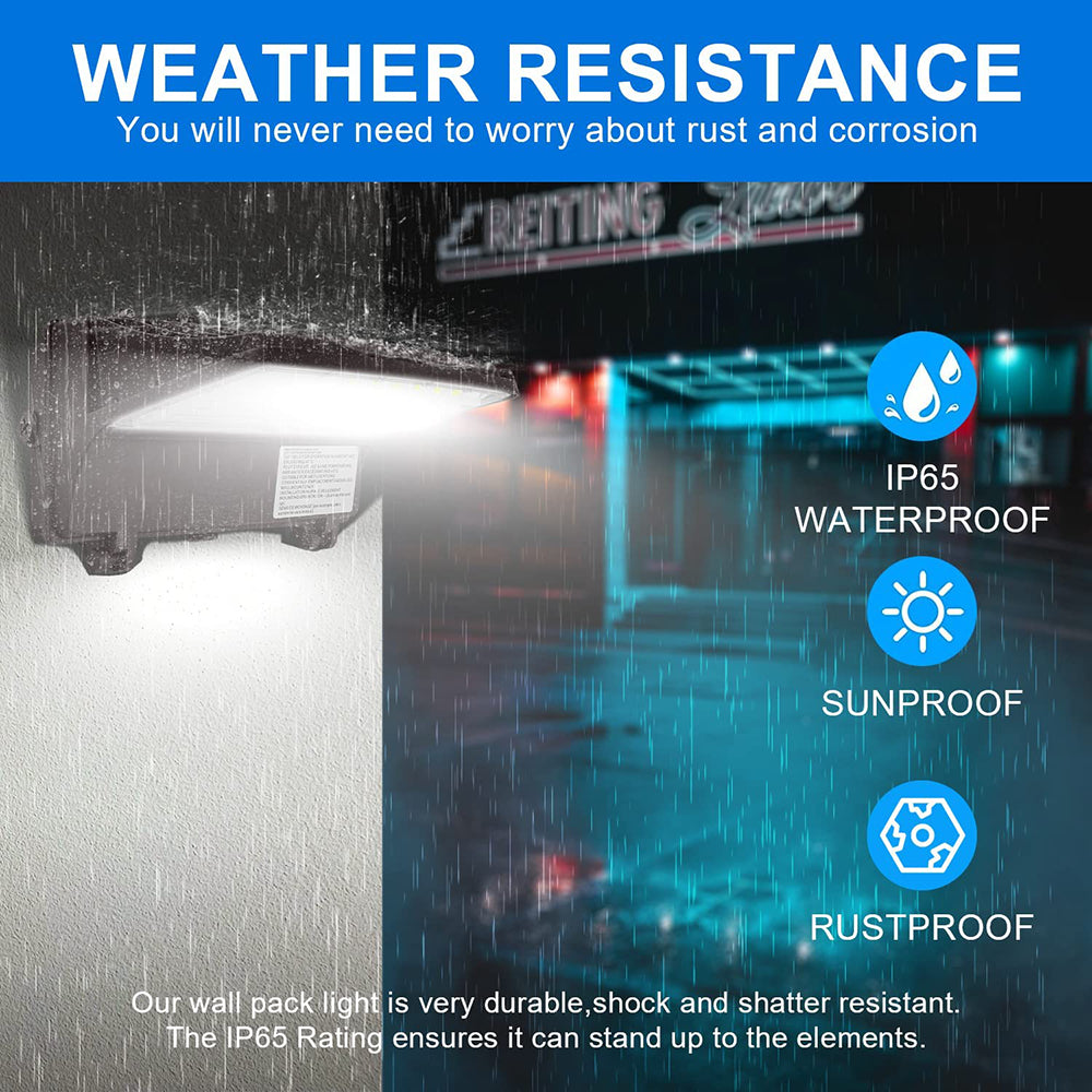 LFD Lighting LED Full Cutoff Wall Pack Weather Resistance