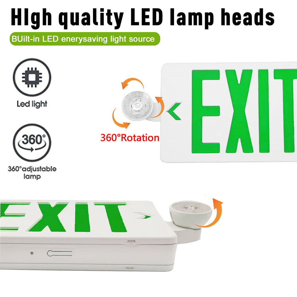 LFD Lighting Led Red/Green LED Exit Sign for hotel