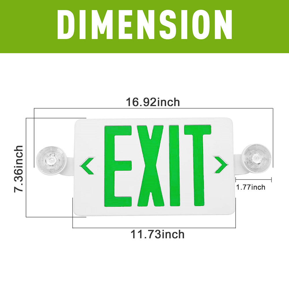 LFD Lighting Led Red/Green LED Exit Sign for Hotel