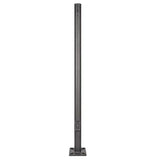 4.5 inch 20 Foot Steel Round Light Pole-Black housing | 11 Gauge