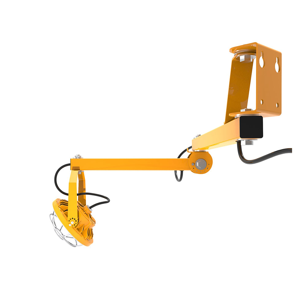 30W Led Loading Dock Light With Folding Arm For Work Station