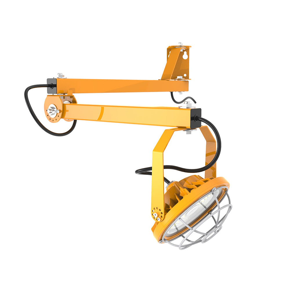 30W Led Loading Dock Light With Folding Arm For Workstation