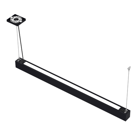 LFD Lighting 4ft 50W LED Linear Fixture-Up / Down Light-Linkable-Selectable CCT-6,500 Lumens-Black Finish-UL+DLC Listed