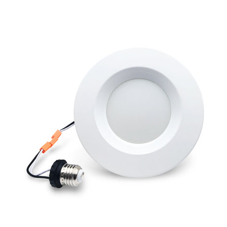 LFD Lighting 6 inch 15W Led Recessed Retrofit Downlight-1200 Lumens-AC 100-277V-5CCT Selectable-E26 Screw Base Adaptor