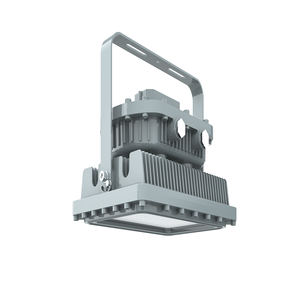 80W LED Explosion Proof Square Light D Series For Chemical Warehouse