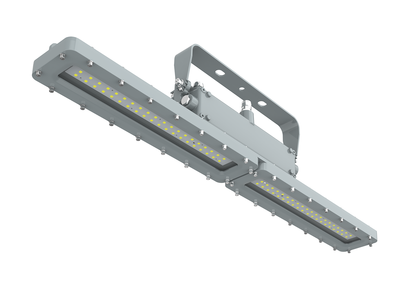 80W LED Explosion Proof Square Light I Series For Chemical Warehouse