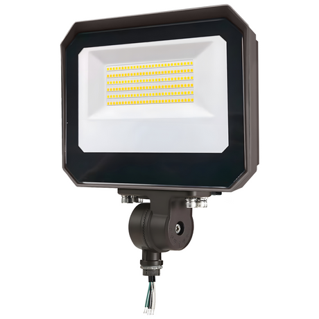 LFD Lighting 15/20/35W Wattage Selectable Led Flood Light-CCT 3000K/4000K/5000K-Slip Fitter Mount/Yoke Mount-DLC 5.1+UL-5 Years Warranty