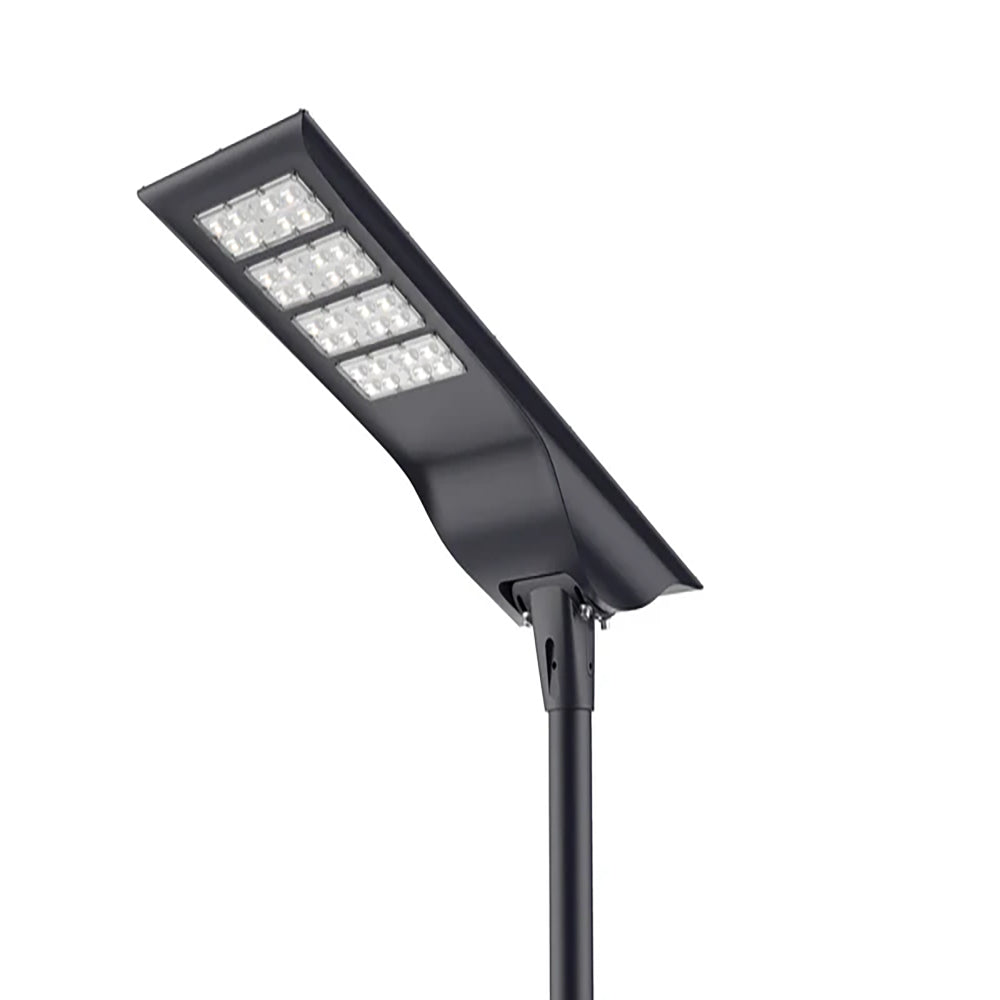 LFD Lighting 100W All in One Solar Street Light with Photocell For Parking Lot