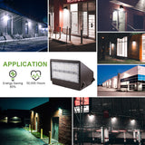 LFD Lighting 100W LED Full Cut Off Wall Pack Light For Hotel