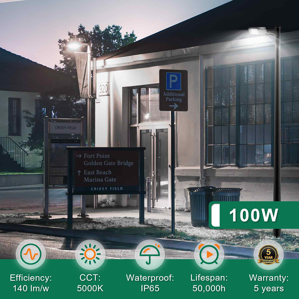 LFD Lighting 100W LED Pole Light-14000 Lumens For Tennis Court