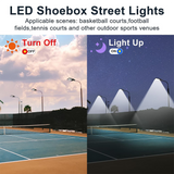 LFD Lighting 100W LED Shoebox Light for School Playground