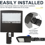 LFD Lighting 100W LED Shoebox Light AM for School Playground