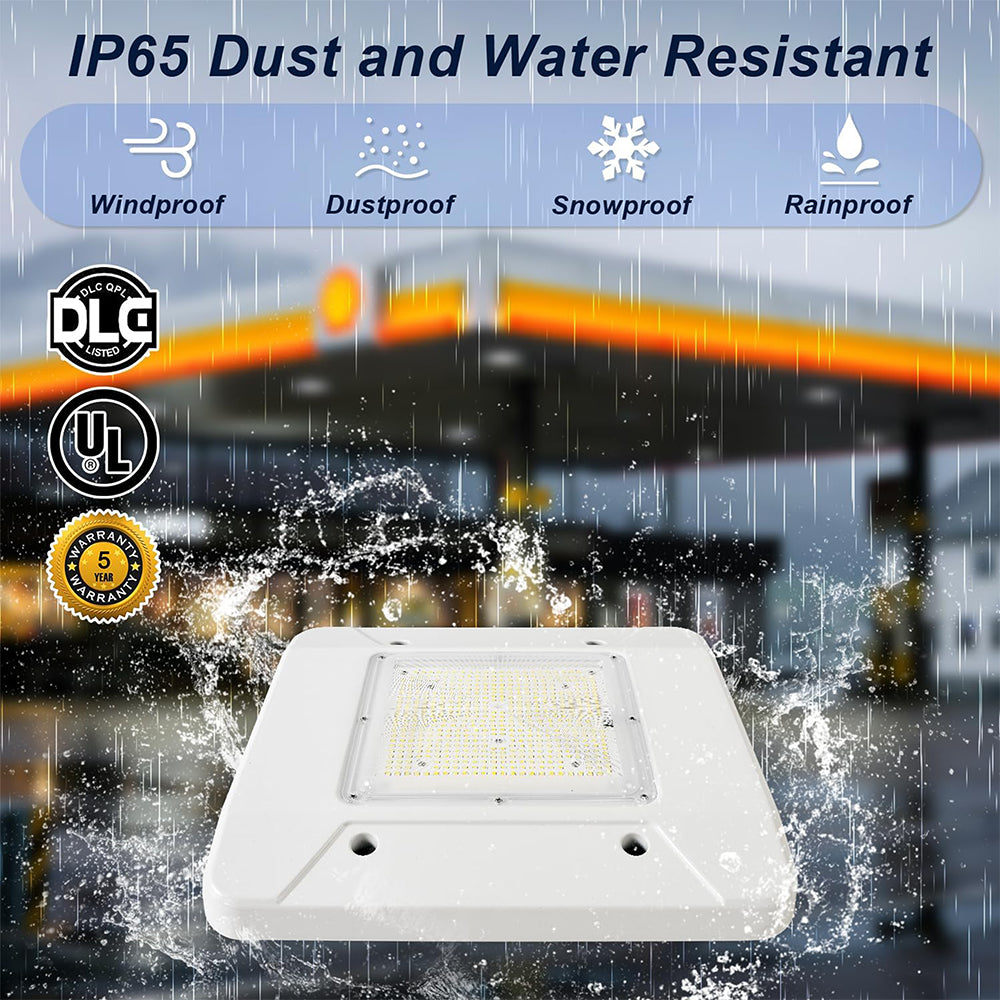 LFD Lighting 150W LED Canopy Light Waterproof Performance Diagram
