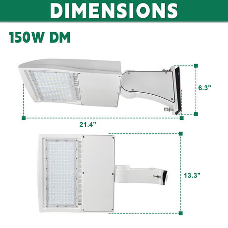 LFD Lighting 150W LED Parking Lot Light DM For Basketball Court
