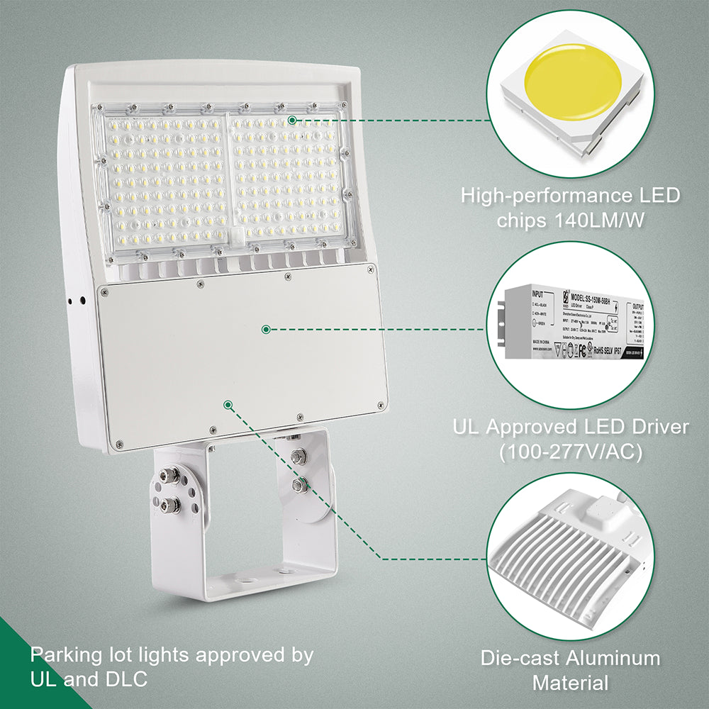 LFD Lighting 150W LED Parking Lot Light YM For School Playground