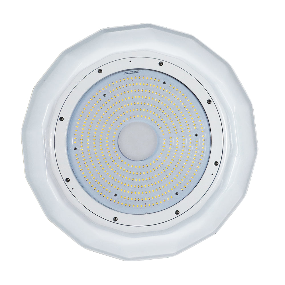 LFD Lighting 150W LED White UFO High Bay Light O Hook For Warehouse