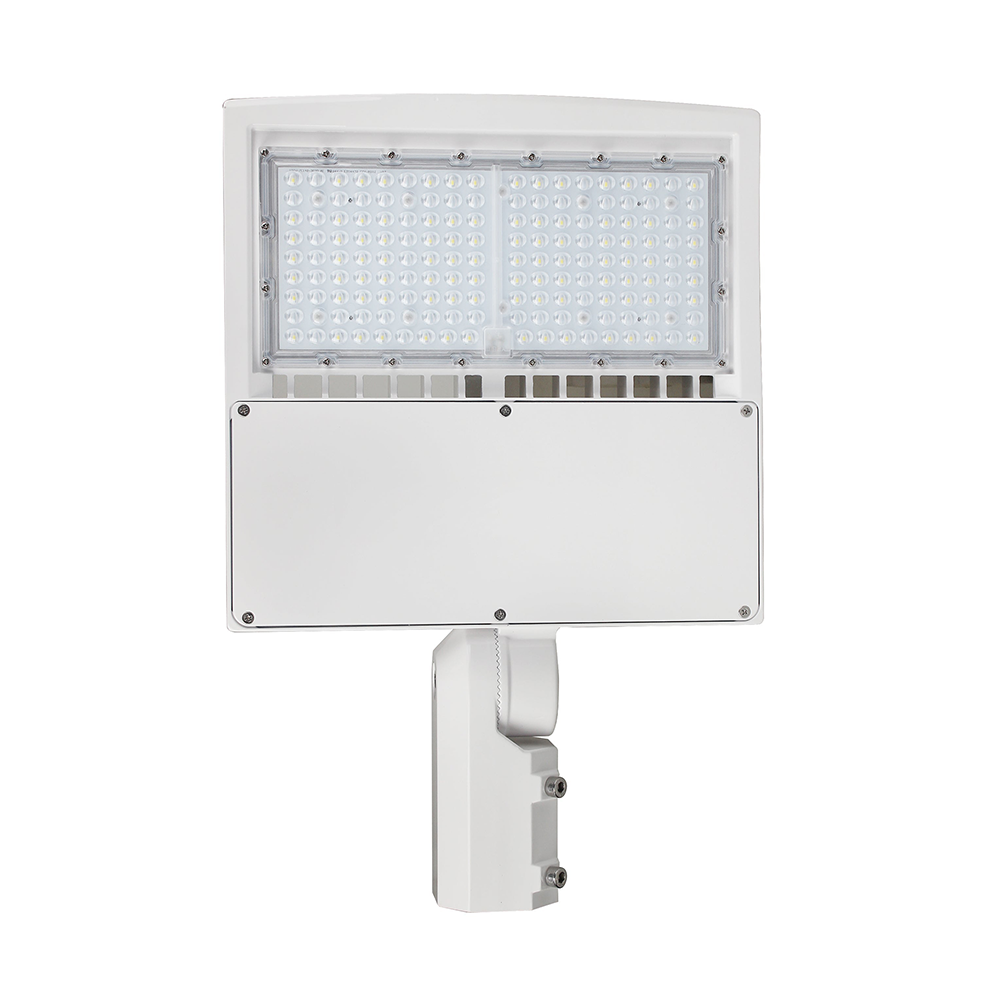 LFD Lighting 150W White Housing LED Parking Lot Light  