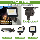 LFD Lighting 15/20/35W Wattage Selectable Led Flood Light For Garage