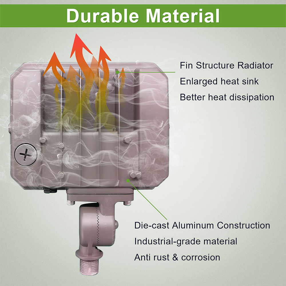 LFD Lighting 15/20/35W Wattage Selectable Led Flood Light For Garage
