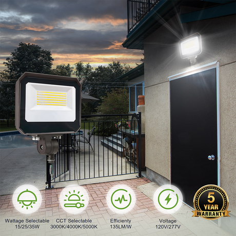 LFD Lighting 15/20/35W Wattage Selectable Led Flood Light