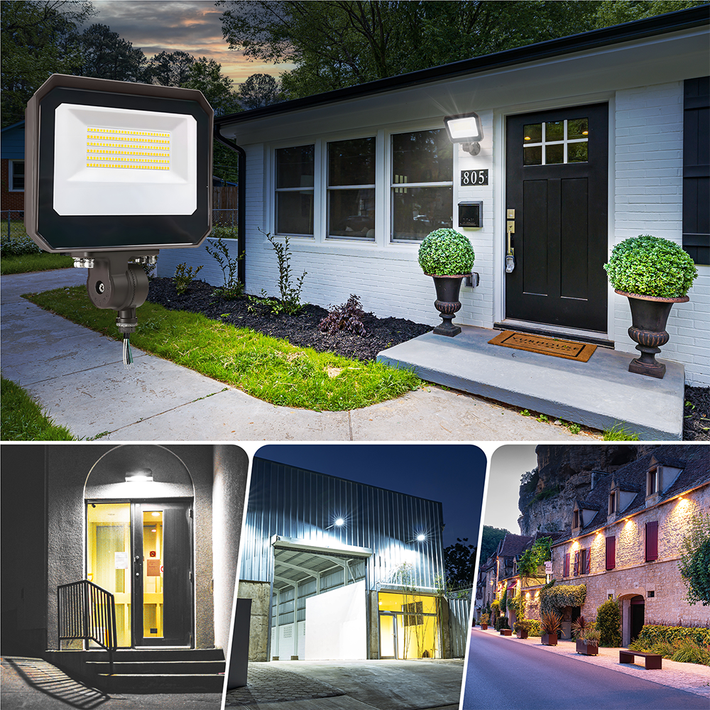 LFD Lighting 15/20/35W Wattage Selectable Led Flood Light For Warehouse