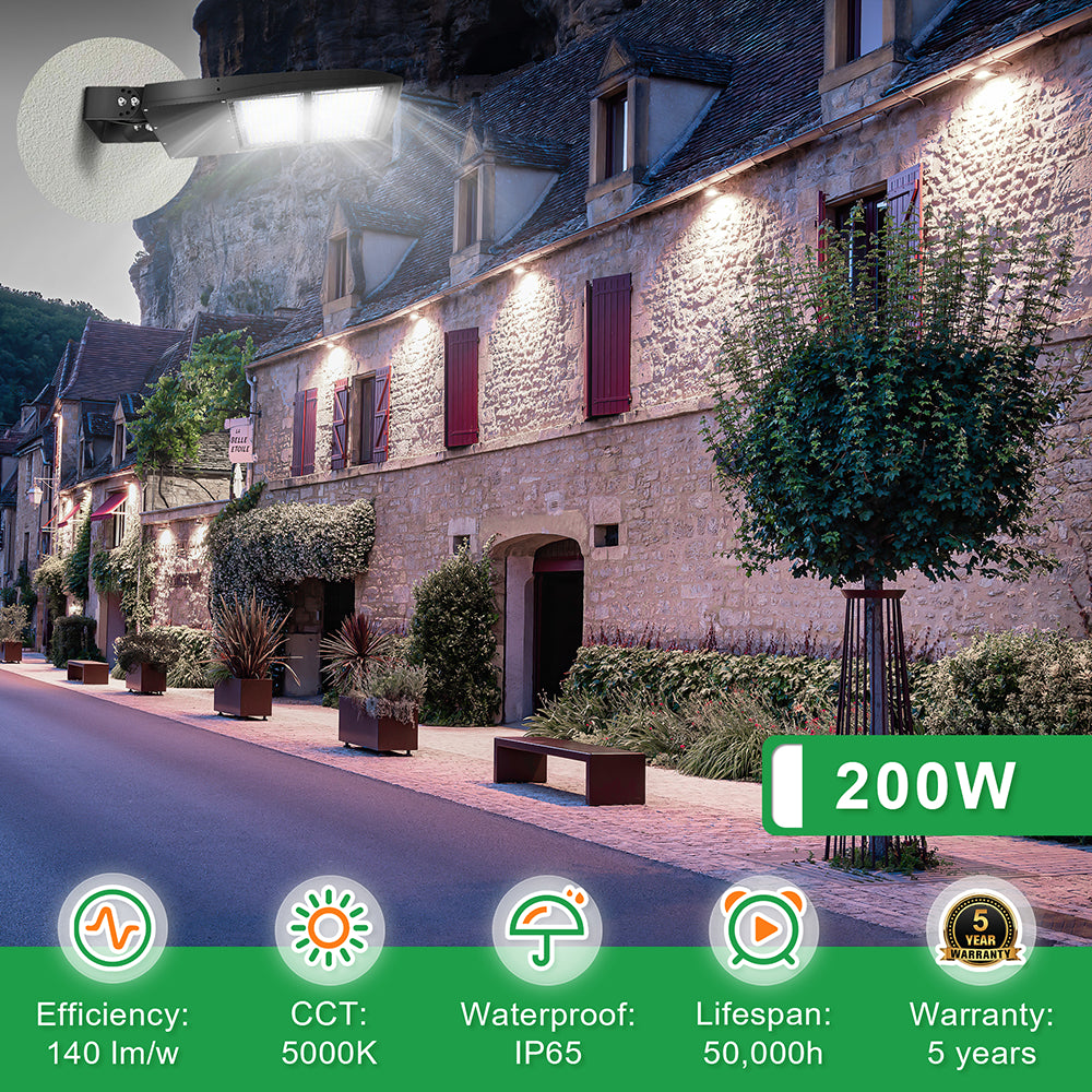 LFD Lighting 200W LED Parking Lot Light For Tennis Court