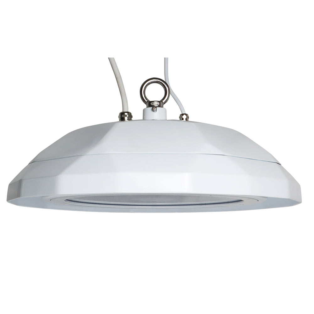 LFD Lighting 200W LED White UFO High Bay Light O Hook For Warehouse