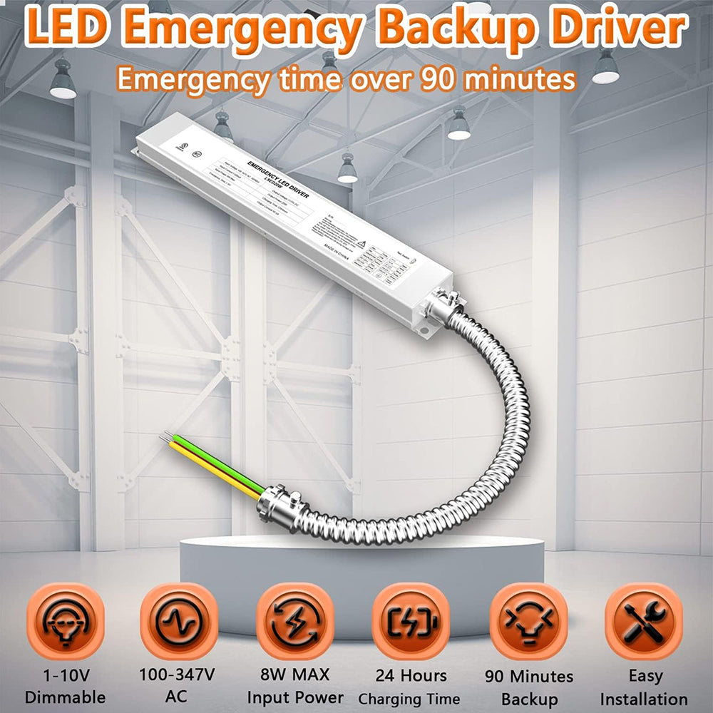 LFD Lighting 20W 120-347VAC LED Light Emergency Backup Battery For Panel