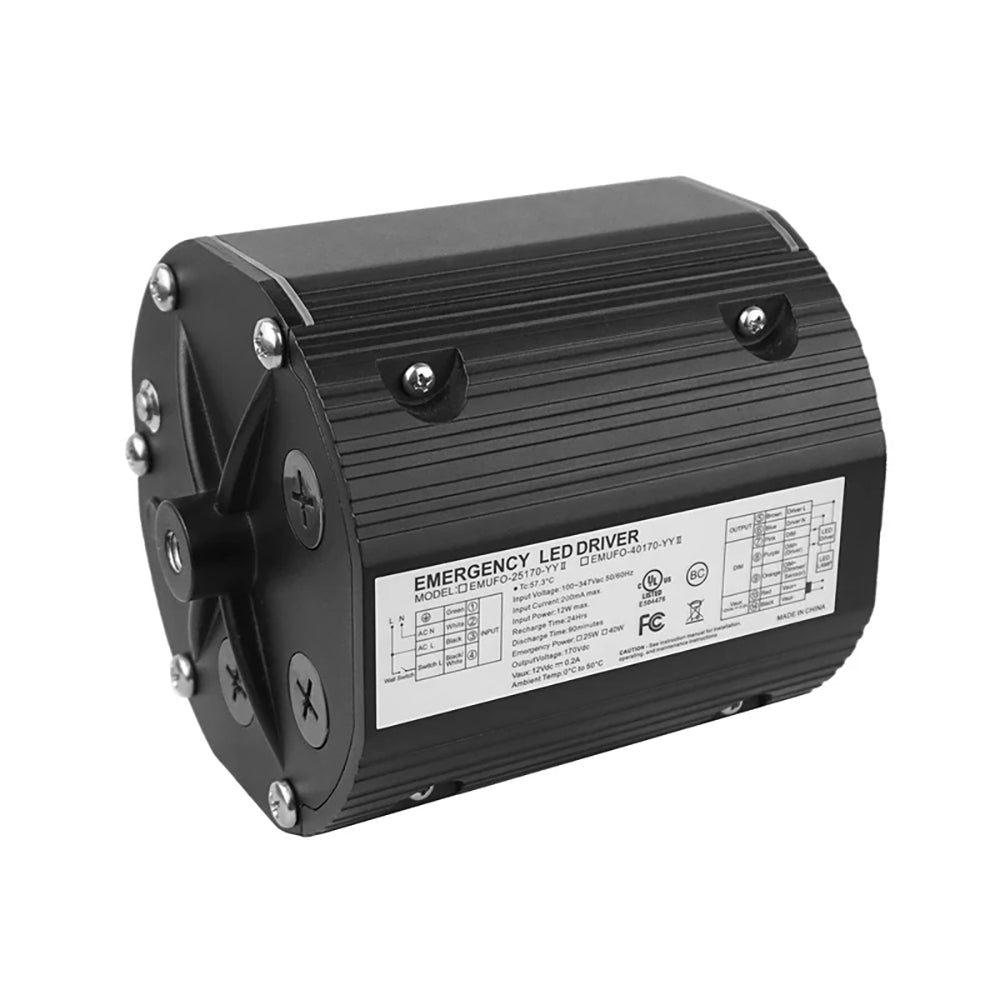 LFD Lighting 25W Emergency Backup Battery LED Driver For UFO High Bay