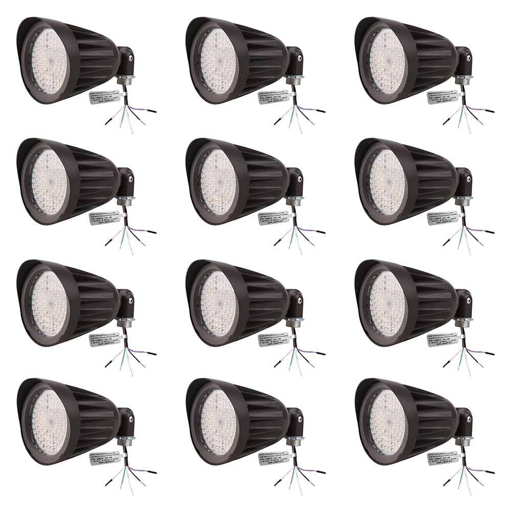 LFD Lighting 25W LED Bullet Flood Light  12 Pack