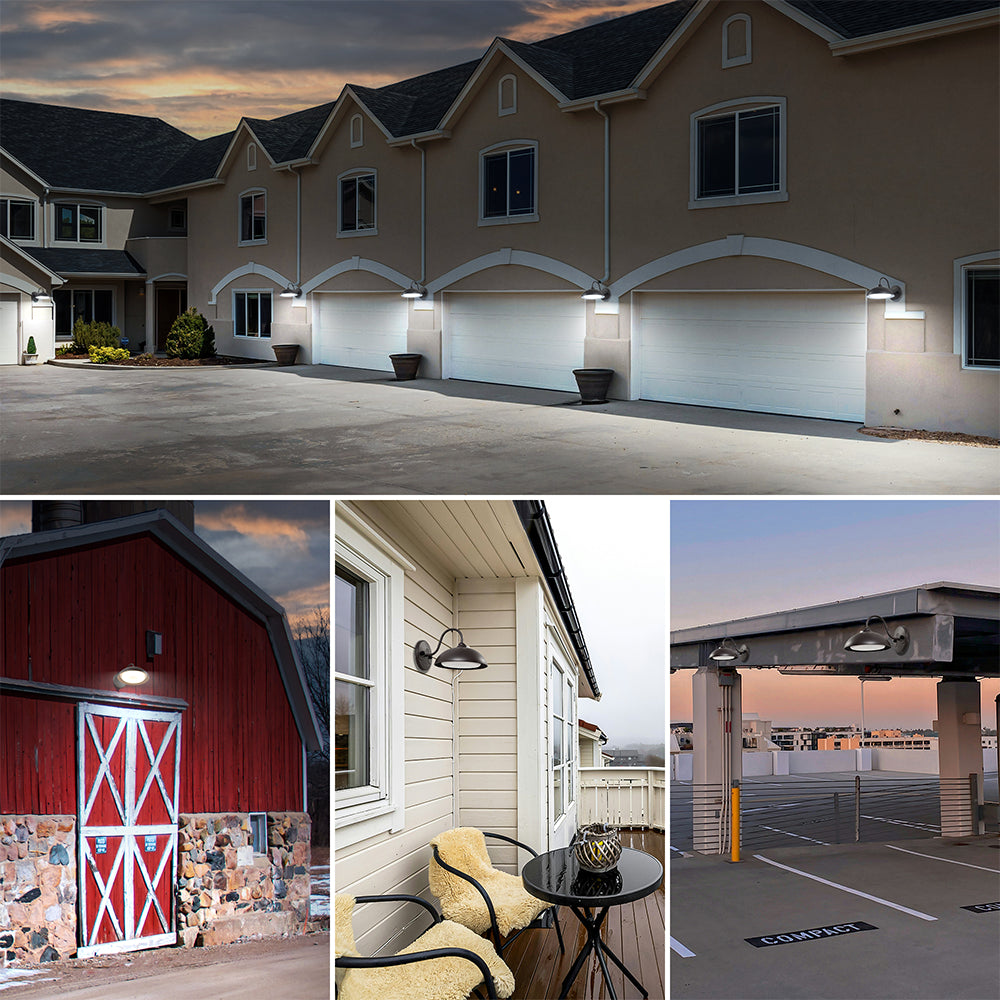 LFD Lighting 28W LED Gooseneck Light Scene Drawing