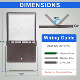 LFD Lighting 300W Led Flood Light-Area Light  For Stadium