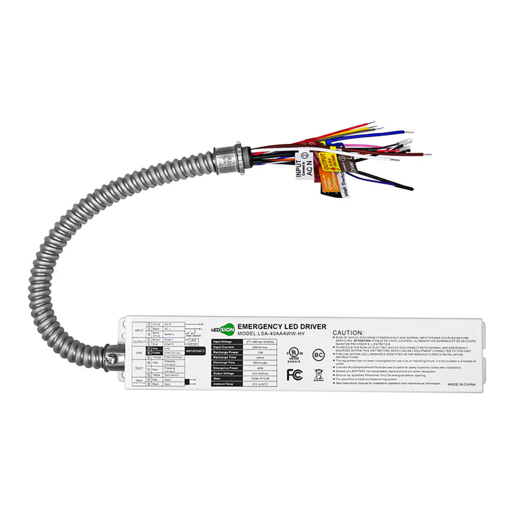 LFD Lighting 40W AC 277-480V Backup Battery Driver